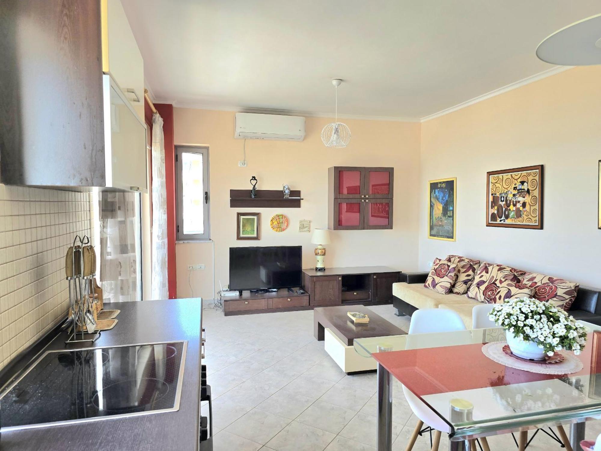 Sea View Apartments In Драч Екстериор снимка