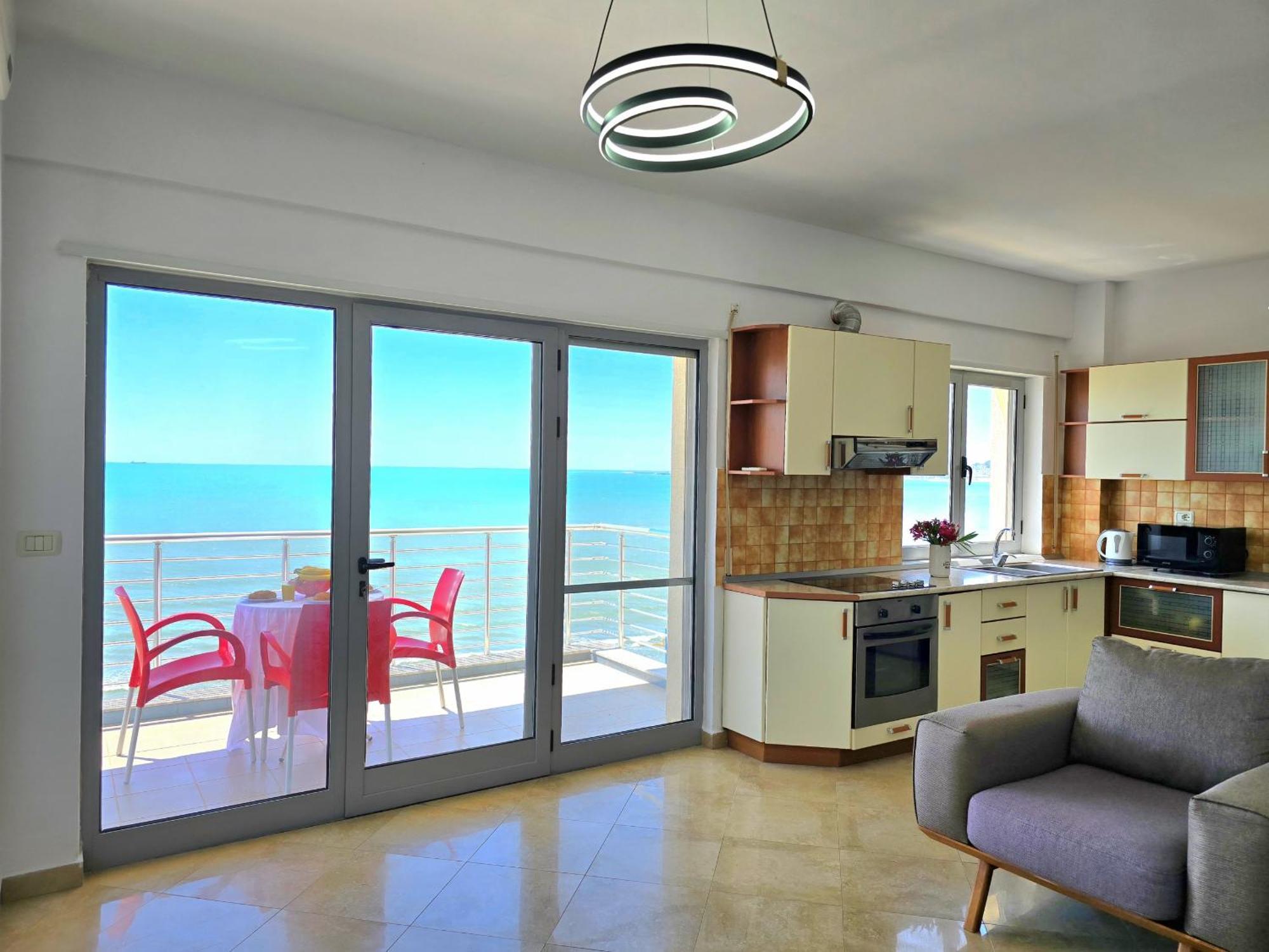 Sea View Apartments In Драч Екстериор снимка