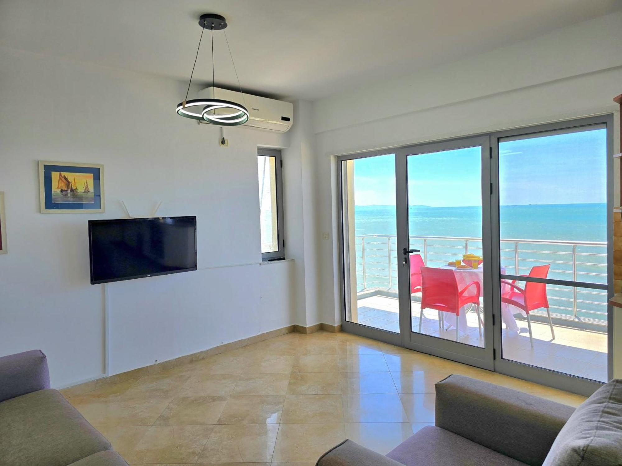Sea View Apartments In Драч Екстериор снимка
